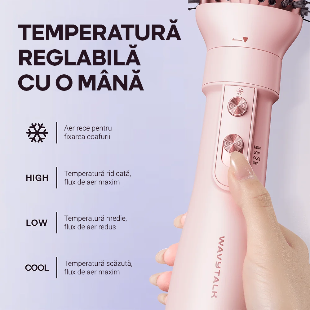 Perie cu aer cald Wavytalk Air Sculpt 5-în-1